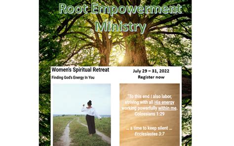 Womens Spiritual Retreat Register Now By Root Empowerment Ministry