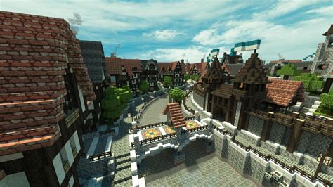 Great Medieval Town Of Ferrodwynn With Video Minecraft Map