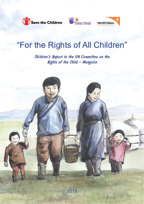 For The Rights Of All Children Childrens Report To The Un Committee