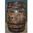 Wine Barrel Corner Linen Cabinet