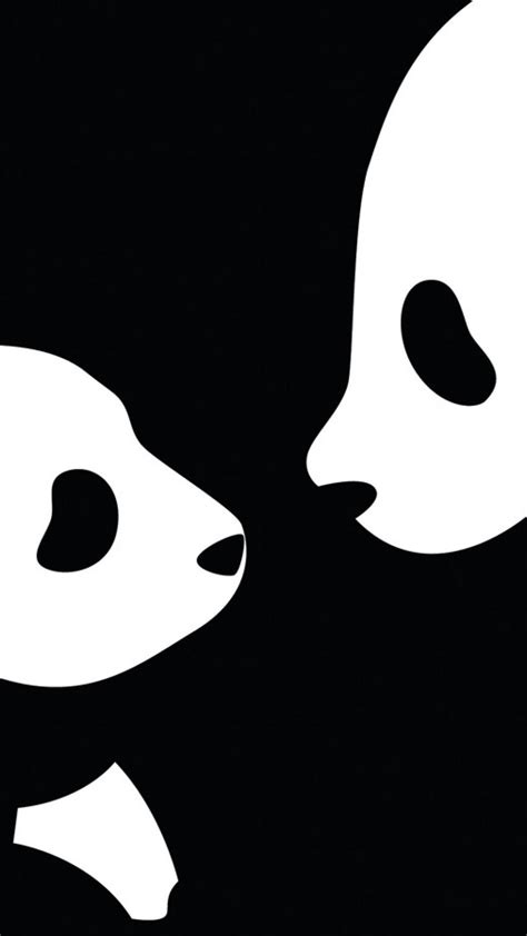 Black And White Panda Iphone Wallpaper 2021 3d Iphone