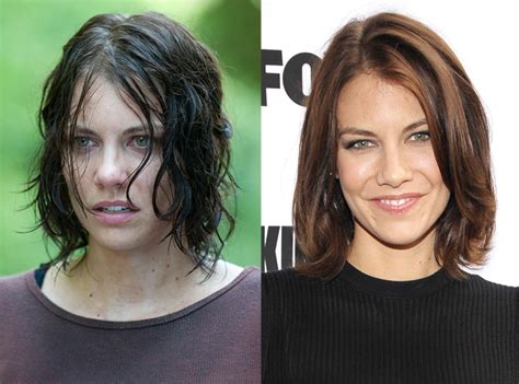 Lauren Cohan Maggie Greene From The Walking Dead Stars In And Out Of