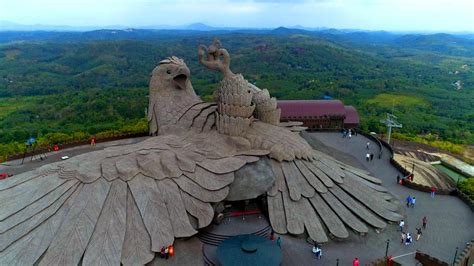 Jatayu Kerala India Worlds Largest Bird Sculpture Rindiaspeaks