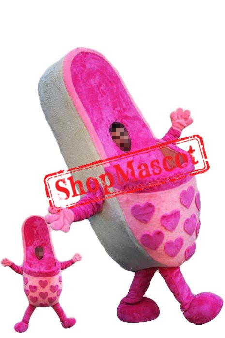 cotton mop mascot costume