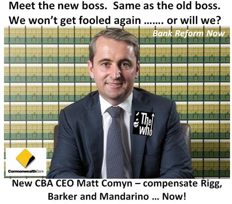 Matt Comyn Make The Call Banking News Article Bank Reform Now