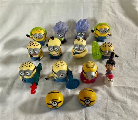 Lot Of Minions Despicable Me Mc Donalds Happy Meal Toys Agnes