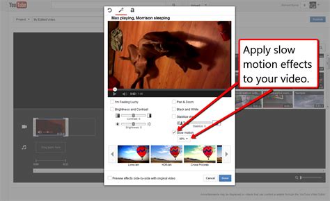 Create Slowmotion Videos Using The Youtube Video Editor Free