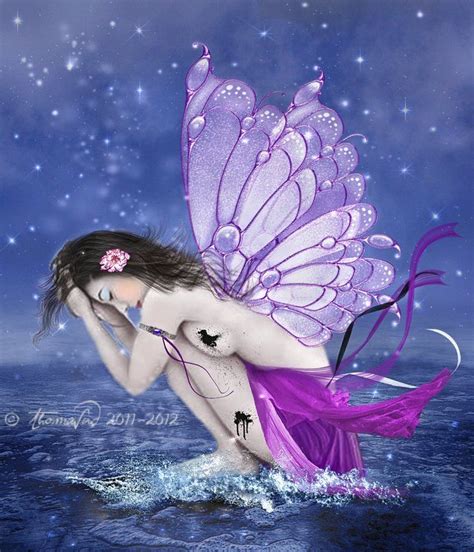 Purple Fairy Purple Art Beautiful Fairies Art
