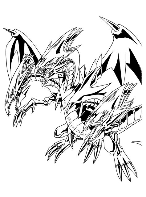The Winged Dragon Of Ra Coloring Pages Coloring Pages