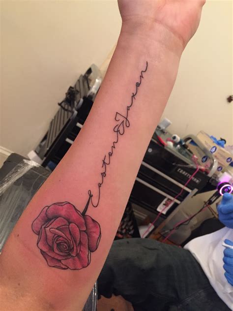 Click on the button below the picture! My newest addition 💜. A rose with my boys names as the ...