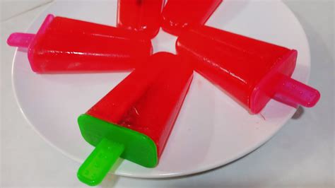 Strawberry Jelly Popsicleshow To Make Strawberry Jelly Ice Pops In