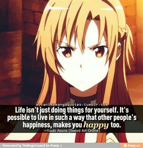 Good Quotes Yuuki Asuna Sao Wattpad