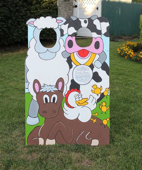 Farm Photo Op Board Wood Large Festival Photo Booth Prop Fall Outdoor
