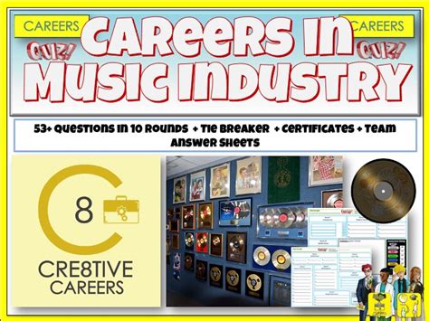 Music Industry Careers Quiz Teaching Resources
