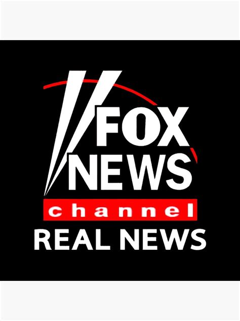 Bemomo Trump Fake New Shirt Fox News Channel Real News Poster For
