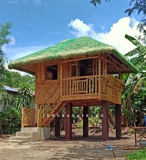 Elevated Bahay Kubo Tree House Diy House Front Design House Redesign