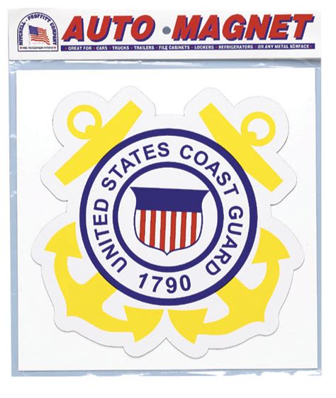 Us Coast Guard Circle Large Auto Magnet North Bay Listings