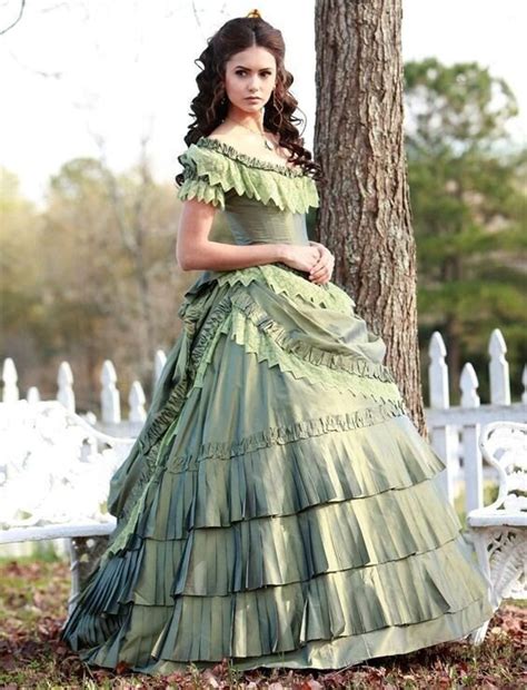Buy Silk Victorian Ballroom Dress Katherine Pierces Dress Online In