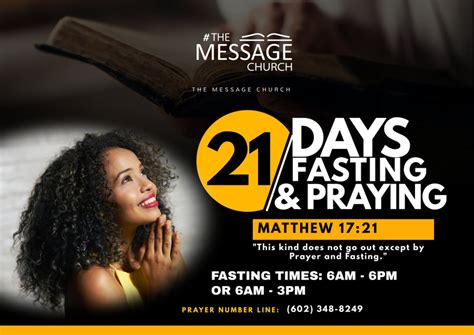 Prayer And Fasting