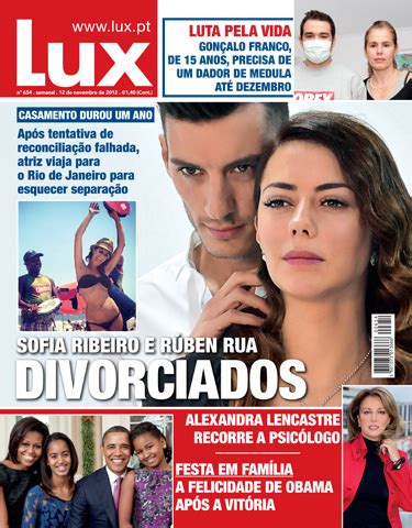 «em nome do modelo ruben rua venho por este meio comunicar que. Sofia Ribeiro e Rúben Rua divorciados: Não perca na Lux, já nas bancas!