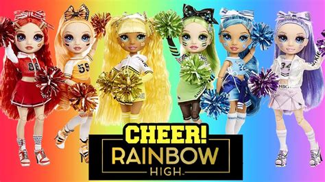 Rainbow High Dolls Cheer Squad