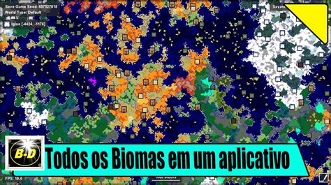 Aplicativo Para Saber Todos Os Biomas Do Minecraft Youtube