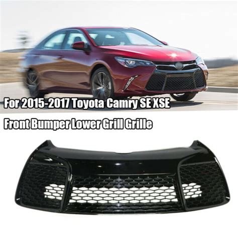 For 2015 2017 Toyota Camry Se Xse Front Bumper Lower Honeycomb Grille