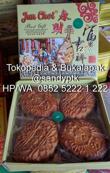 Jual Moon Cake Kue Bulan Premium Tau Sa Dan 2 Telur Asin Jun Choi