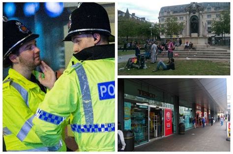 Seven Arrested In Piccadilly Gardens After Homeless Man Attacked And