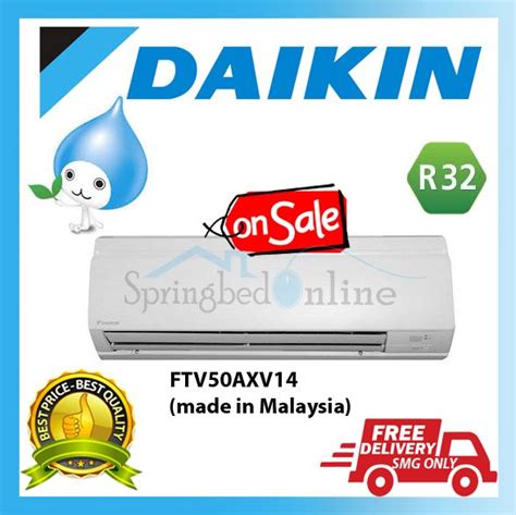 Jual Daikin FTV50AXV14 AC Split 2 PK Standard Malaysia R 32 Putih