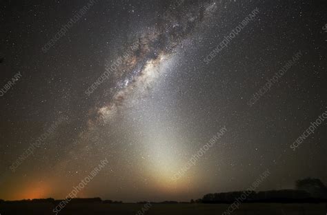 Milky Way And Zodiacal Light Stock Image C0196370 Science Photo