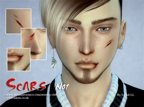 The Sims Resource Scars 01 By S Club Sims 4 Downloads