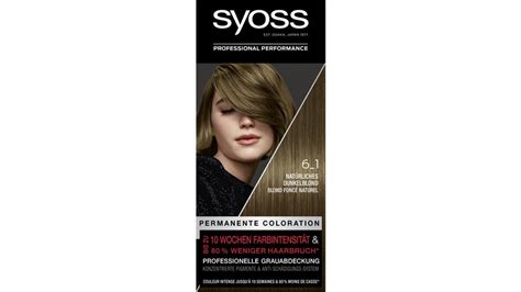 Syoss Color Permanente Coloration 61 Natürliches Dunkelblond Online
