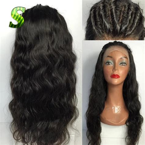 Glueless Full Lace Human Hair Wigs For Black Women Brazilian Virgin
