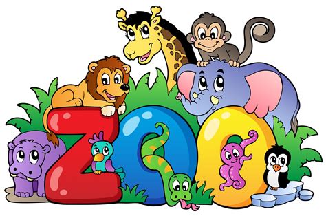Cartoon Zoo Animals Clipart Best