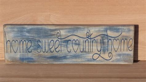 Items Similar To Wood Sign Home Sweet Home Country Rustic Wood