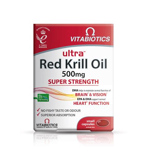 Ultra Red Krill Oil Red Krill Oil Capsules Vitabiotics