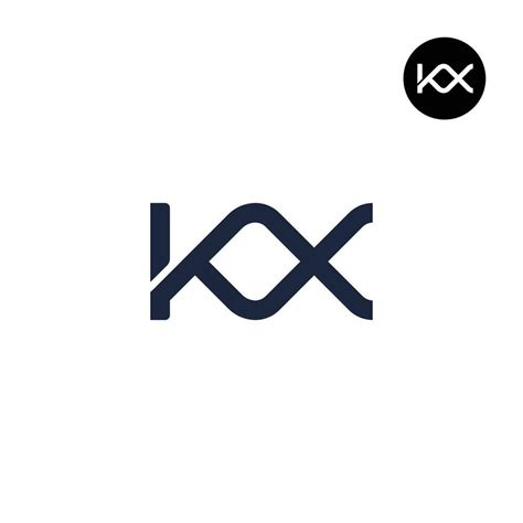 letter kx kox monogram logo design 27307723 vector art at vecteezy