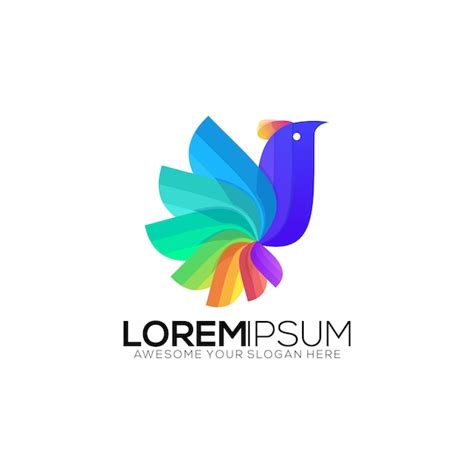 Premium Vector Colorful Bird Logo Template