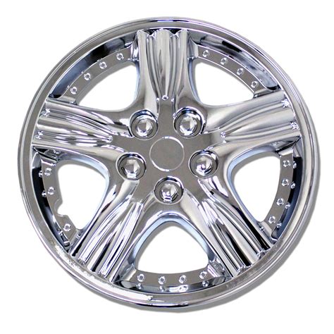 Tuningpros Wsc 510c15 Set Of 4 Chrome Finish Hubcaps 15 Hub Caps