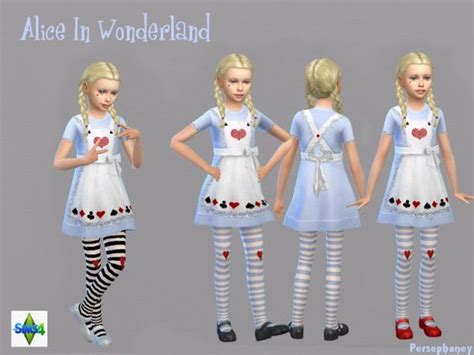 The Best Alice In Wonderland By Persephaney Sims 4 Clothing Sims 4