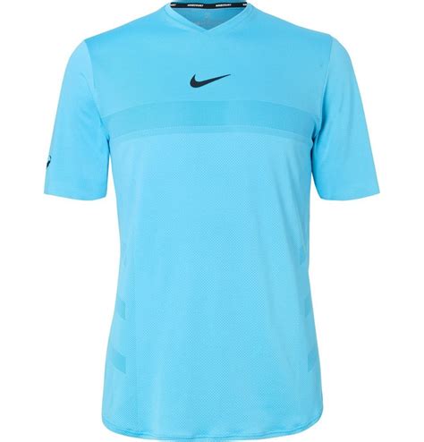 Nike Tennis Nikecourt Rafa Aeroreact Tennis T Shirt Blue Nike Tennis