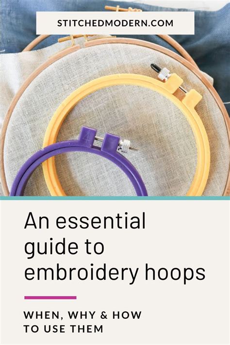 An Essential Guide To Embroidery Hoops When Why And How To Use Them