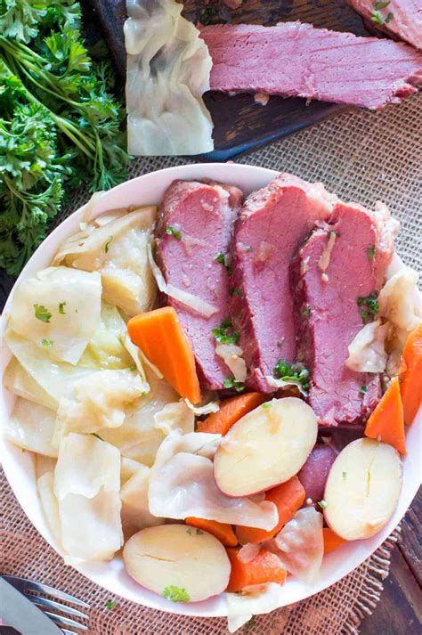 The beef cooks in less than 90 minutes and the vegetables take only two minutes. Instant Pot Corned Beef is tender and delicious, served ...