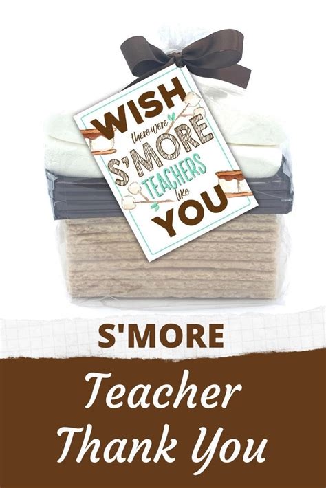 Teacher Appreciation Card With The Words Wish Someone Smore Teachers