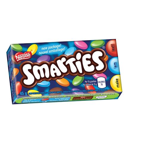 Nestlé Smarties Candy Coated Chocolates 45 G 24bx Grand And Toy