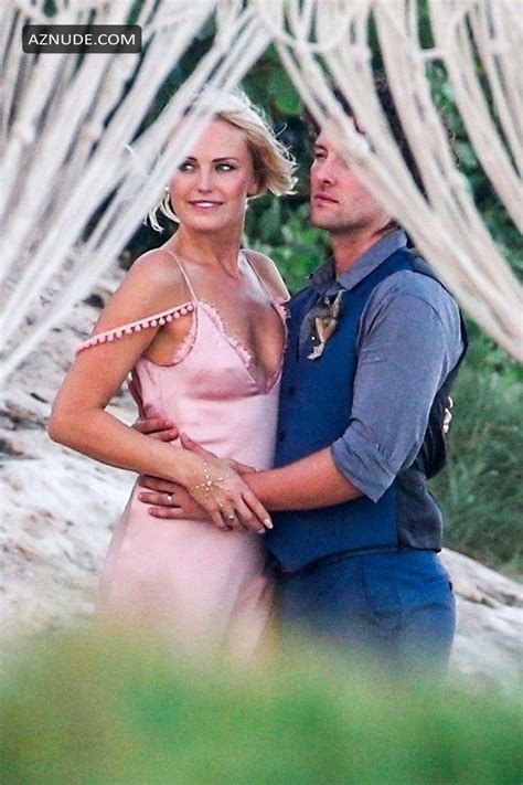 Malin Akerman In An Intimate Beachfront Ceremony With Jack Donnelly In