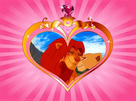 Simba And Nala Disney Valentines Day Fan Art 34477578 Fanpop