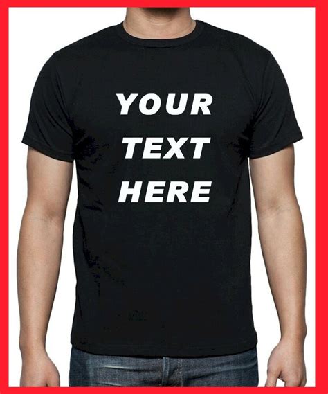 Custom Personalized T Shirts Print Your Text Camisetas Regular Sizes