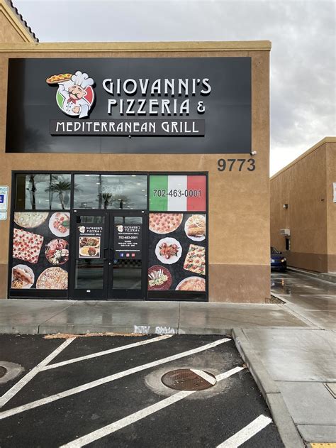 Giovannis Pizzeria And Mediterranean Grill 9773 W Flamingo Rd Ste 2